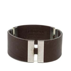 Chanel Bracelet Leather And Metal Brown #336453C37B